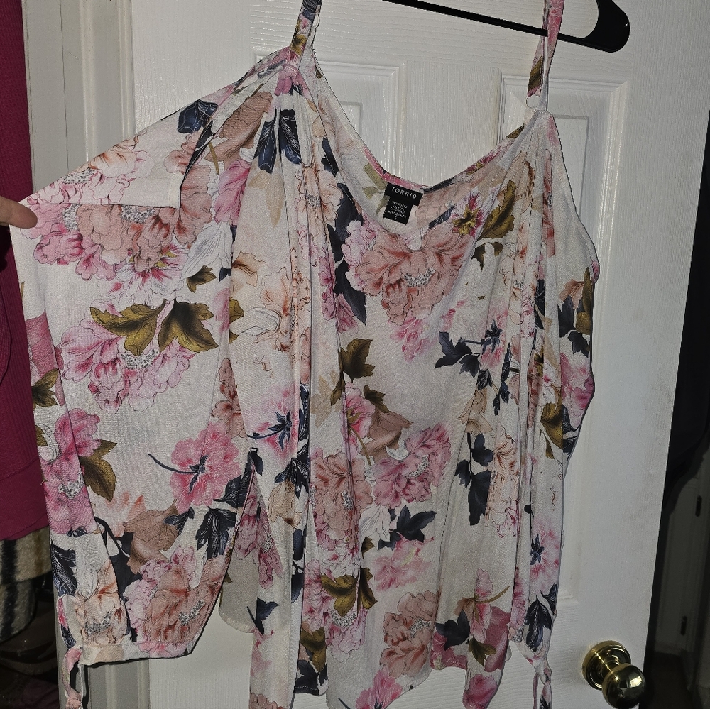 Torrid Cold Shoulder Top